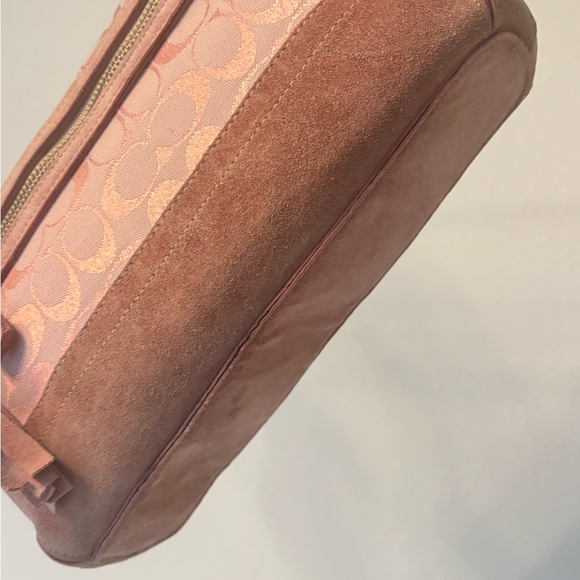 Coach Pink and Tan Shoulder Bag Y2K Vintage - Picture 7 of 13